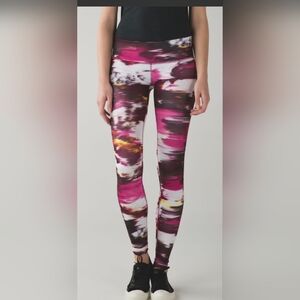 Multicolor Abstract Lululemon Leggings Size 6